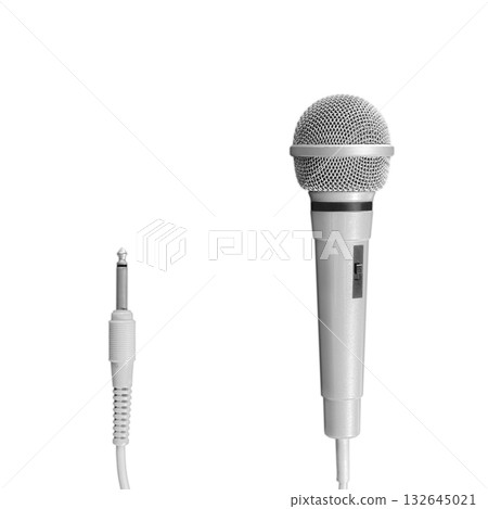 白色有線卡拉 OK 麥克風 白色有線卡拉 OK 麥克風 132645021