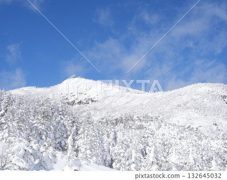 冬季素材 | 銀雪美景與藍天 132645032