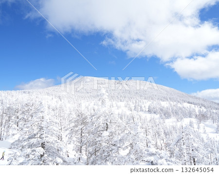 冬季素材 | 銀雪美景與藍天 冬季素材 | 銀雪美景與藍天 132645054