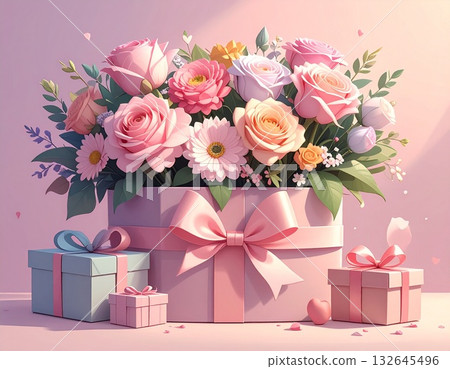Gifts and flowers Gifts and flowers 132645496