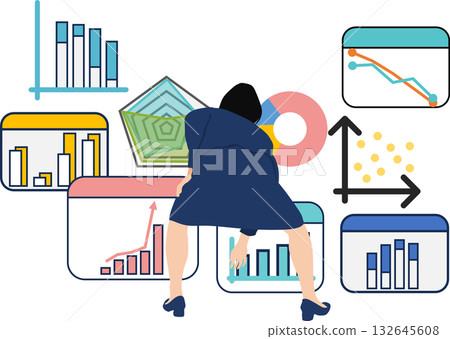 Data analysis illustration Data analysis illustration 132645608