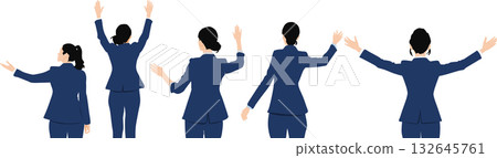 女商人的例證 132645761