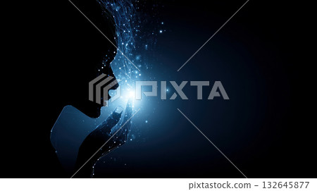 Conceptual image of artificial intelligence taking over global systems Automation of generation and training of artificial intelligence technology machines, AI 132645877