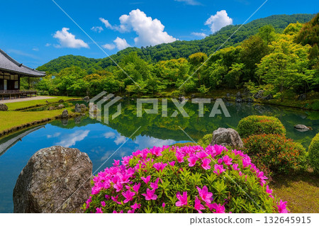 Tenryu-ji寺Soogen池塘Ojo Tenryu-ji寺Soogen池塘Ojo 132645915