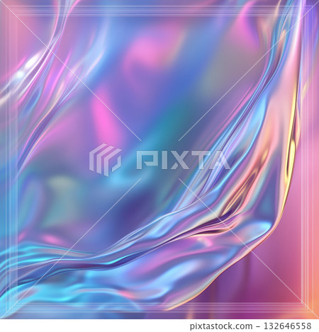 Shine and glossy theme background on square template with copy space for text in pastel color tone. 132646558