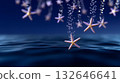 Starfish-shaped stars floating in an underwater constellation 132646641