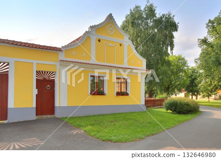 Village house in peasant baroque style Village house in peasant baroque style 132646980