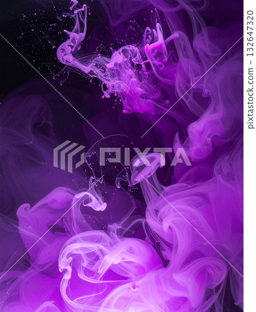 A disturbing background painted in poisonous purple and jet black ink A disturbing background painted in poisonous purple and jet black ink 132647320