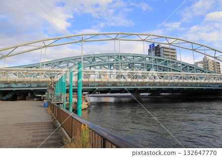 從千住隅田川露台(千住大橋、千住渡槽橋)眺望的景色 從千住隅田川露台(千住大橋、千住渡槽橋)眺望的景色 132647770