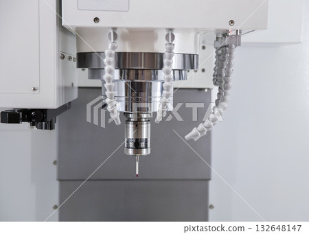 Modern metalworking plant CNC milling machine 132648147