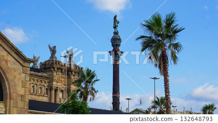 Edifici De La Duana in the port of Barcelona, Spain 132648793