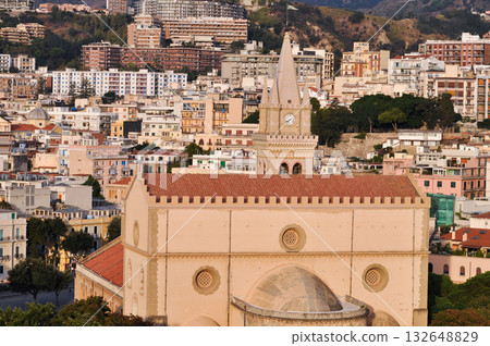 Messina Cathedral or Duomo di Messina or Basilica Cathedrale is a roman catholic cathedral located in Messina city, Sicily island in Italy 132648829