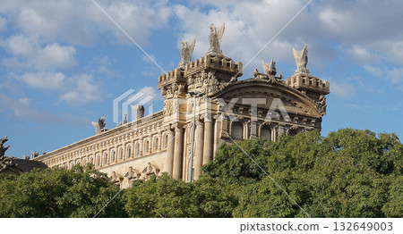 Edifici De La Duana in the port of Barcelona, Spain 132649003