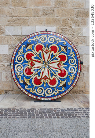 Maltese Cross,Pinto Wharf, Valletta, Malta, Europe Maltese Cross,Pinto Wharf, Valletta, Malta, Europe 132649030