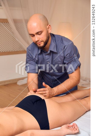 Enjoy a Professional Massage in a Serene Setting for Maximum Relaxation and Healing 132649243