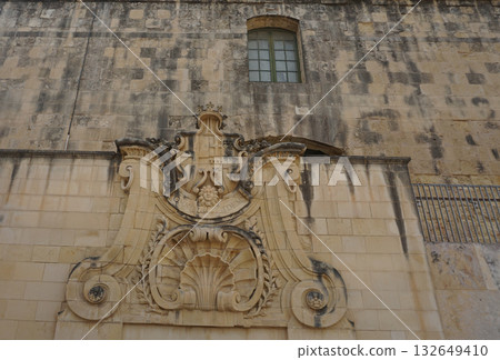 Detail of the St John's Co-Cathedral is a Catholic co-cathedral in Valletta, Malta, dedicated to Saint John the Baptist 132649410