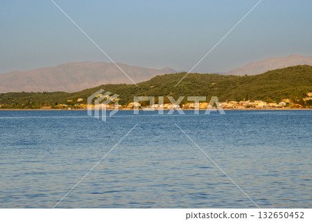 Ionian sea and north of Corfu (Korfu), Greece Ionian sea and north of Corfu (Korfu), Greece 132650452