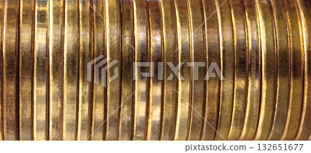 Background of a pile of coins 132651677