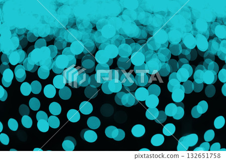 Abstract turquoise bokeh lights, textured background with glowing circles on dark backdrop Abstract turquoise bokeh lights, textured background with glowing circles on dark backdrop 132651758