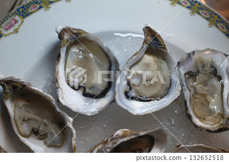 fresh oysters as luxury gourmet food for celebration fresh oysters as luxury gourmet food for celebration 132652518