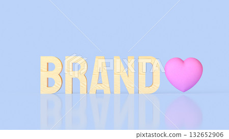 The Brand for Product or marketing concept 3d Rendering. 132652906