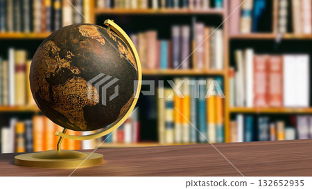 The Globe model for education or sci concept 3d Rendering. 132652935