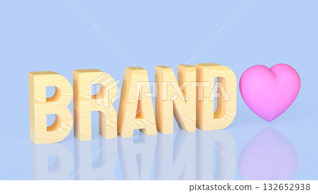 The Brand for Product or marketing concept 3d Rendering. 132652938
