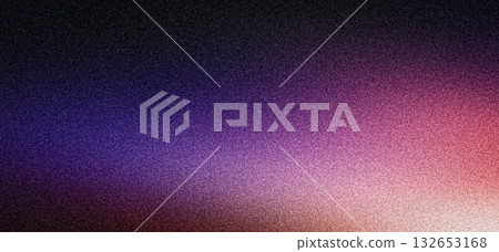 Dark grainy color gradient background, purple pink blue black colors abstract banner poster cover backdrop design 132653168