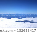 Snowy Mountain Alpine Range Above a Sea of Clouds Under a Clear Blue Sky Landscape 132653417