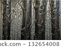 Metallic Forest Relief — Metallic Tree Texture 132654008
