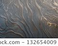 Metallic Streamline — Smooth Metal Texture 132654009