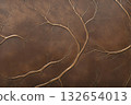 Metallic Branches — Organic Relief Texture 132654013