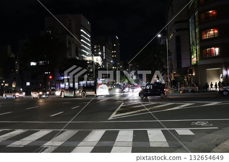 夜間的琴台公園和定禪寺街一帶 132654649