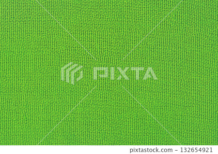 Green fabric texture macro photo as background. 132654921
