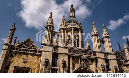 St John s College, a breathtaking view of Cambridge University s historical architecture St John s College, a breathtaking view of Cambridge University s historical architecture 132655030