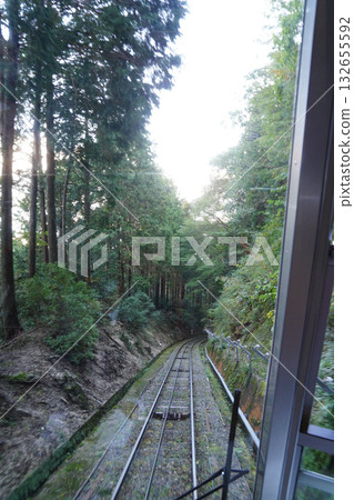 從比叡山到坂本的纜車上看到的景色 從比叡山到坂本的纜車上看到的景色 132655592