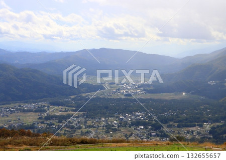 白馬村(長野縣白馬村,白馬山港的秋景) 白馬村(長野縣白馬村,白馬山港的秋景) 132655657