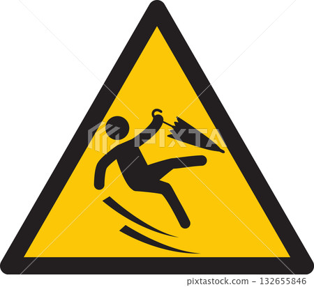 Falling caution Falling caution 132655846