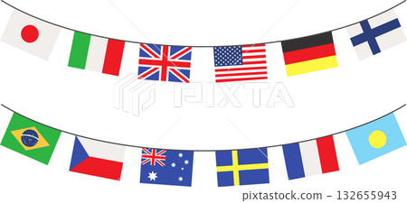 A national flag 132655943