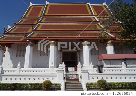 Wihan Phra Mongkhonbophit in Ayutthaya Historical Park, Ayutthaya, Thailand 132656034