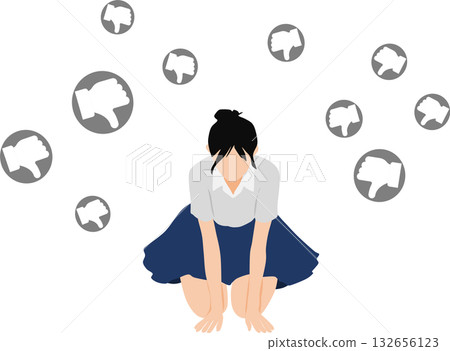 社群媒體圖形插圖 132656123