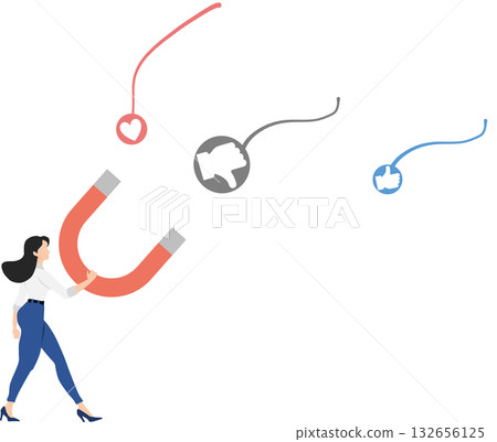 社群媒體圖形插圖 132656125