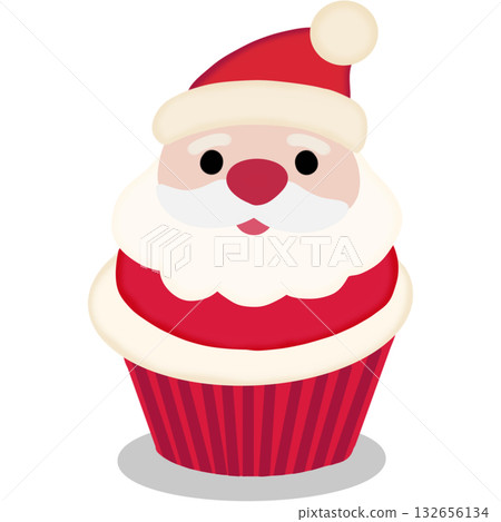 Santa cupcake Santa cupcake 132656134