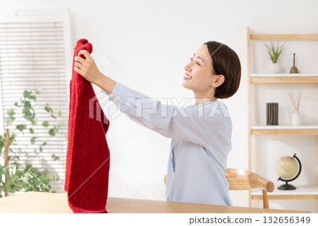 Fashion, changing clothes, laundry 132656349