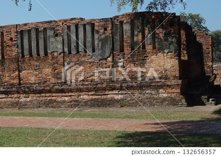 Scenery of Wat Phra Si Sanphet in Ayutthaya Historical Park, Ayutthaya, Thailand Scenery of Wat Phra Si Sanphet in Ayutthaya Historical Park, Ayutthaya, Thailand 132656357