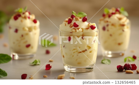 Kulfi ice cream sweet dessert traditional food snack 132656465