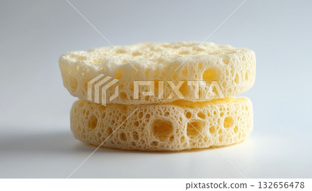 Rounded loofah stack eco friendly natural sponge Rounded loofah stack eco friendly natural sponge 132656478
