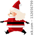 Walking Santa Claus 132656799