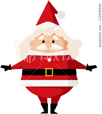 cute santa claus illustration 132656800
