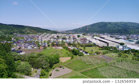 關原戰場,國家歷史遺址,從石田三成總部俯瞰 關原戰場,國家歷史遺址,從石田三成總部俯瞰 132656959